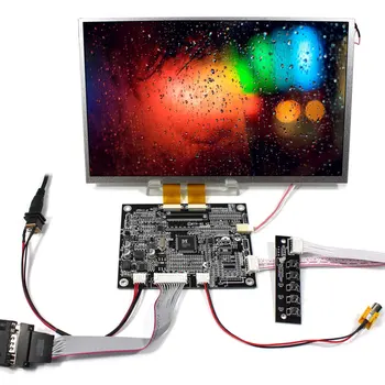 VGA AV LCD Valdiklio plokštės Su 10,2 colių AT102TN03 800x480 TFT LCD Ekranas