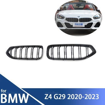 Priekinis Bamperis Inkstų Grotelės BMW Z4 G29 2020 2021 2022 2023 Gloss Black Dual Line Grotelės Lenktynių Grotelių Pakeitimas Dalis