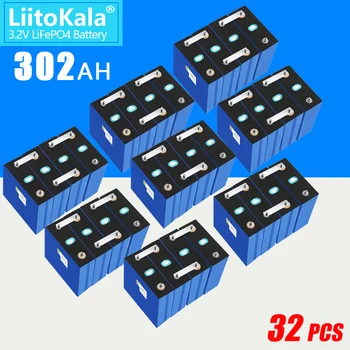 32PCS lifepo4 baterija 3.2 v 302Ah 310Ah Įkrovimo Ląstelių Ličio Geležies Fosfato 