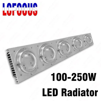 LED Aliuminio Heatsink 100W 150W 200W 250W 300W Su Ventiliatoriumi Lempa, Radiatoriai, Šilumos Kriaukle Aušinimo, 