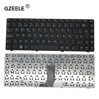 GZEELE ispanijos Teclado Nešiojamojo kompiuterio klaviatūra LENOVO Z470 G475 Z370 Z475A Z475G Z475GM Z370G Z375 Z470AT Z470AX Z470K Z470G SP NAUJA