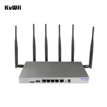 4G SIM Kortelės Wifi Router OpenWrt 1200Mbps 2.4 G 5G Dual Band MT7621 Port Gigabit Wireless AP Maršrutizatorius su 6 Wifi Antenos Kartotuvų