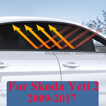 Už Škoda Yeti 2 2009-2017 Automobilių Magnetinio Pusėje, Langas, Stoglangis Shield Akių Šešėliai Aklas Automobilio Langą Curtian Automobilių Reikmenys