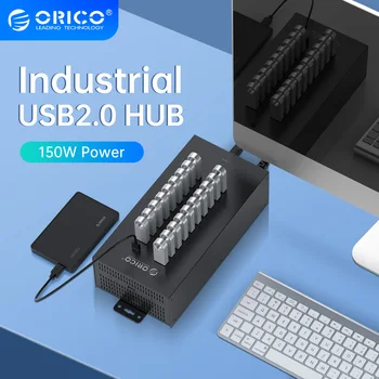 ORICO IH20P USB2.0 HUB 20 Uostų Pramonės USB Skirstytuvo Už 