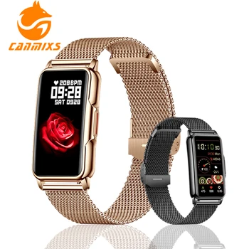 CanMixs Smart Watch Vyrų 1.47 colių Širdies ritmas, Tiesa, Kraujo Deguonies, Stebėti Sporto Fitneso Seklys atsparus Vandeniui Smartwatch Moterims