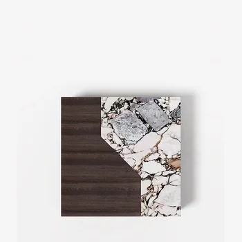 Modernus nordic natūralaus marmuro balto travertino gyvenimo kambario Baldai aikštėje top sofa-lova, stalas didmeninė pritaikymas centro lentelė