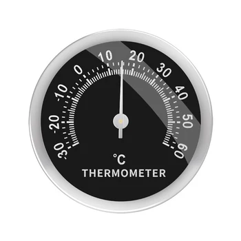 58mm Temperatūros Indikatorius Stebėti, Patalpų Lauko Termometras Apvalus Analoginis Temperatūros Matuoklis Namų Sienos Kambaryje Inkubatorius Bakas