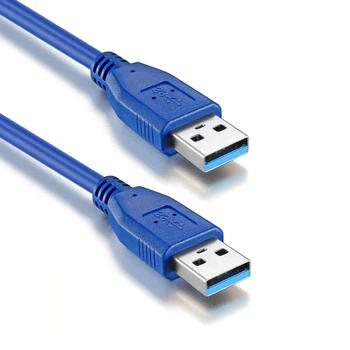 Aukštos Kokybės USB 3.0, USB Kabelis, Vyrų, Vyrų, M/M Tipas A USB 3.0 prailginimo Laido Laido Linija, 0.5 M/1,5 M/3M