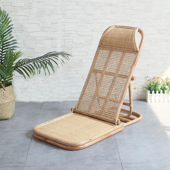 Sulankstomas Japonų Kūrybos Rotango Tatamio Kėdės Miegamojo Balkono Kambarį Grindų Kėdė Lauko Kėdė Paplūdimio Kėdės