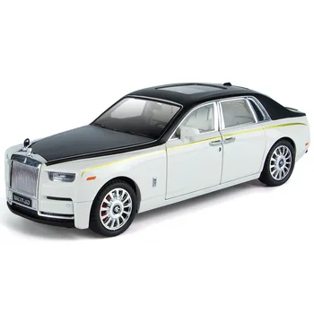 1:20 Masto Rolls Royces Transporto Priemonės Phantom Metalo Diecast Automobilio Traukti Atgal Žaislai Su Šviesos Ir Garso Kolekcija Berniukams Dovanos