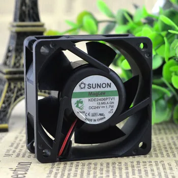 NAUJA Sunon 6025 6CM 60X60X25MM KDE2406PTV1 24V 1,7 W dažnių aušinimo ventiliatorius