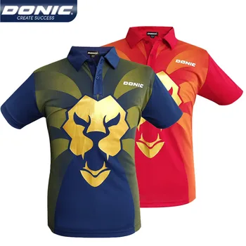 DONIC Stalo Teniso Jersey Patogus Treniruotės Sporto Trumpas Rankovės Marškinėliai Quick Dry Ping Pong T-shirt