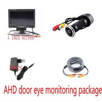 Namų saugumo durys, vaizdo kameros Mini Home Video Akutė Duryse Skylė Fotoaparato AHD1080P Durys akių apykaklės už arklių