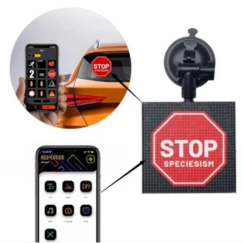 LED Skydelį Kadro Pikselių Ekrano Skaitmeninis Foto Rėmelis su App Kontroliuoti Žaidimo Kambarys, Automobilių Apdailos Mobilus Reklamos Ekranas