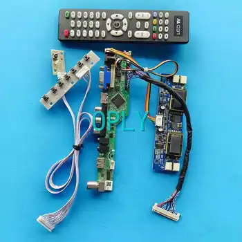 Už M215HW01 MT215DW01 Nešiojamas LCD Monitorius Valdiklio plokštės VGA HDMI Suderinamus AV, USB 4CCFL 21.5